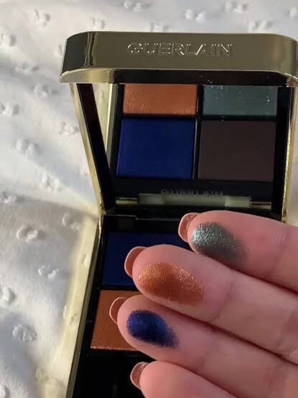 Guerlain Ombres G Eyeshadow Quad 360 Mystic Peacock New in Box